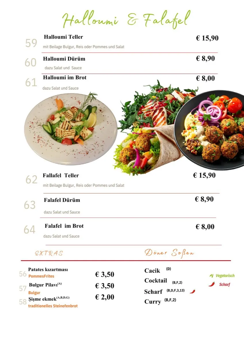Speisekarte Kebab Kitchen – Seite 9